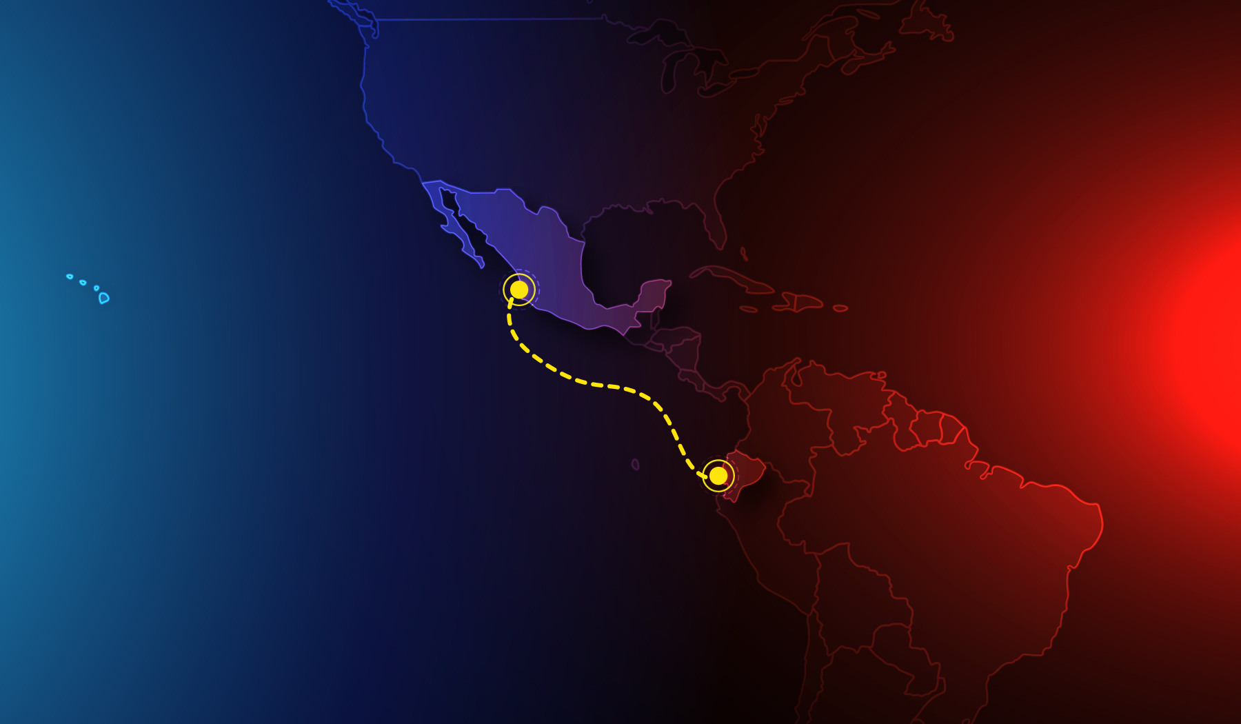 Mazatlan and/or Manzanillo, Mexico to Guayaquil, Ecuador